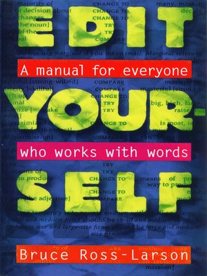 cover image of Edit Yourself